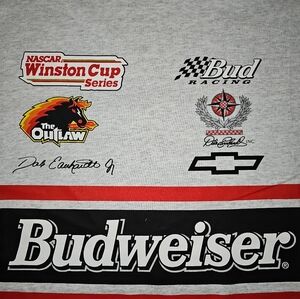 #12 Vintage 90's Dale Jr. Budweiser Gray